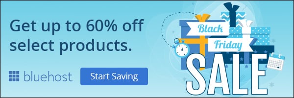 Bluehost Black Friday Deal Promotions