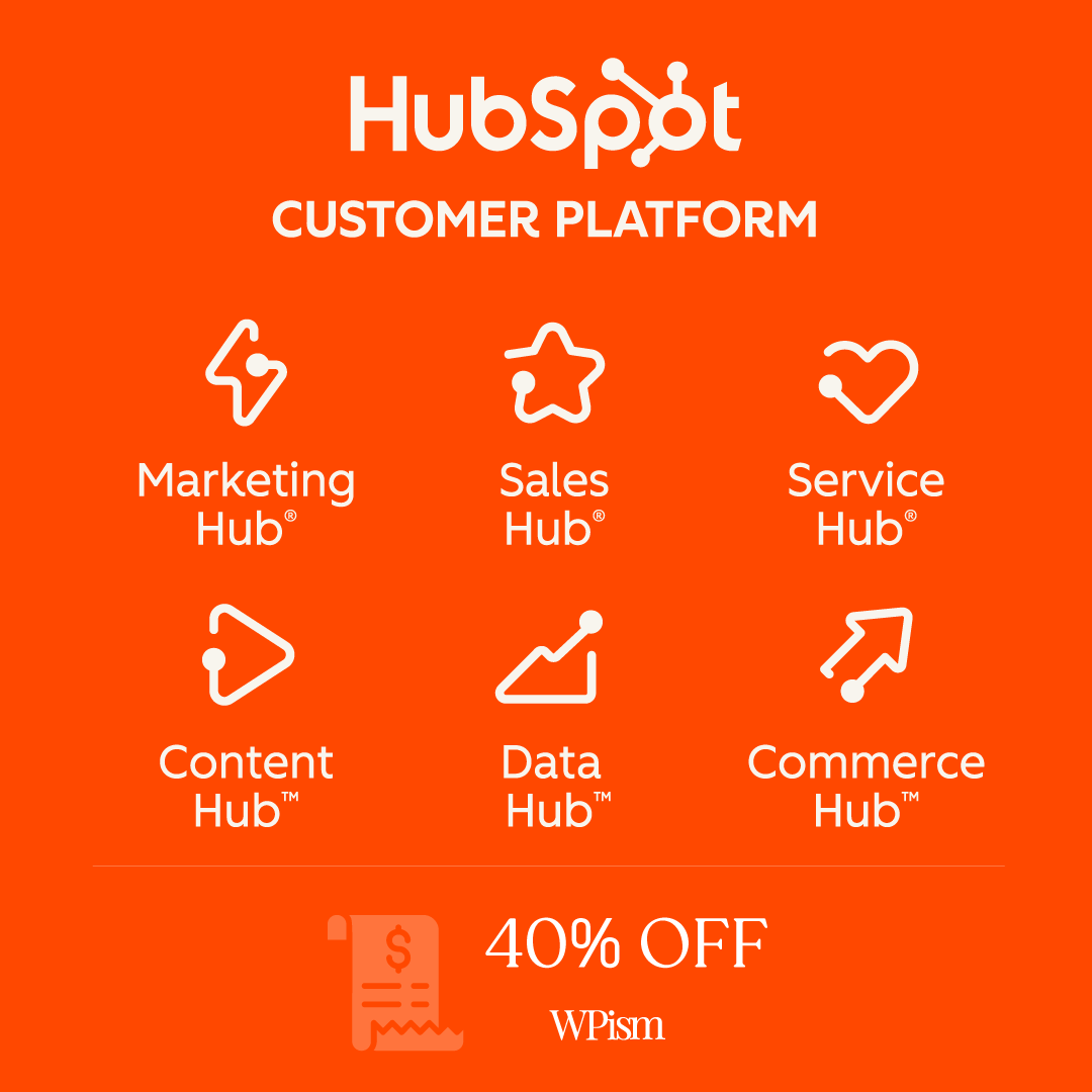 HubSpot Discount Promo Code 2026 – Get 40% OFF Plans 1 Hubspot Promo Code 40 OFF Main Discount