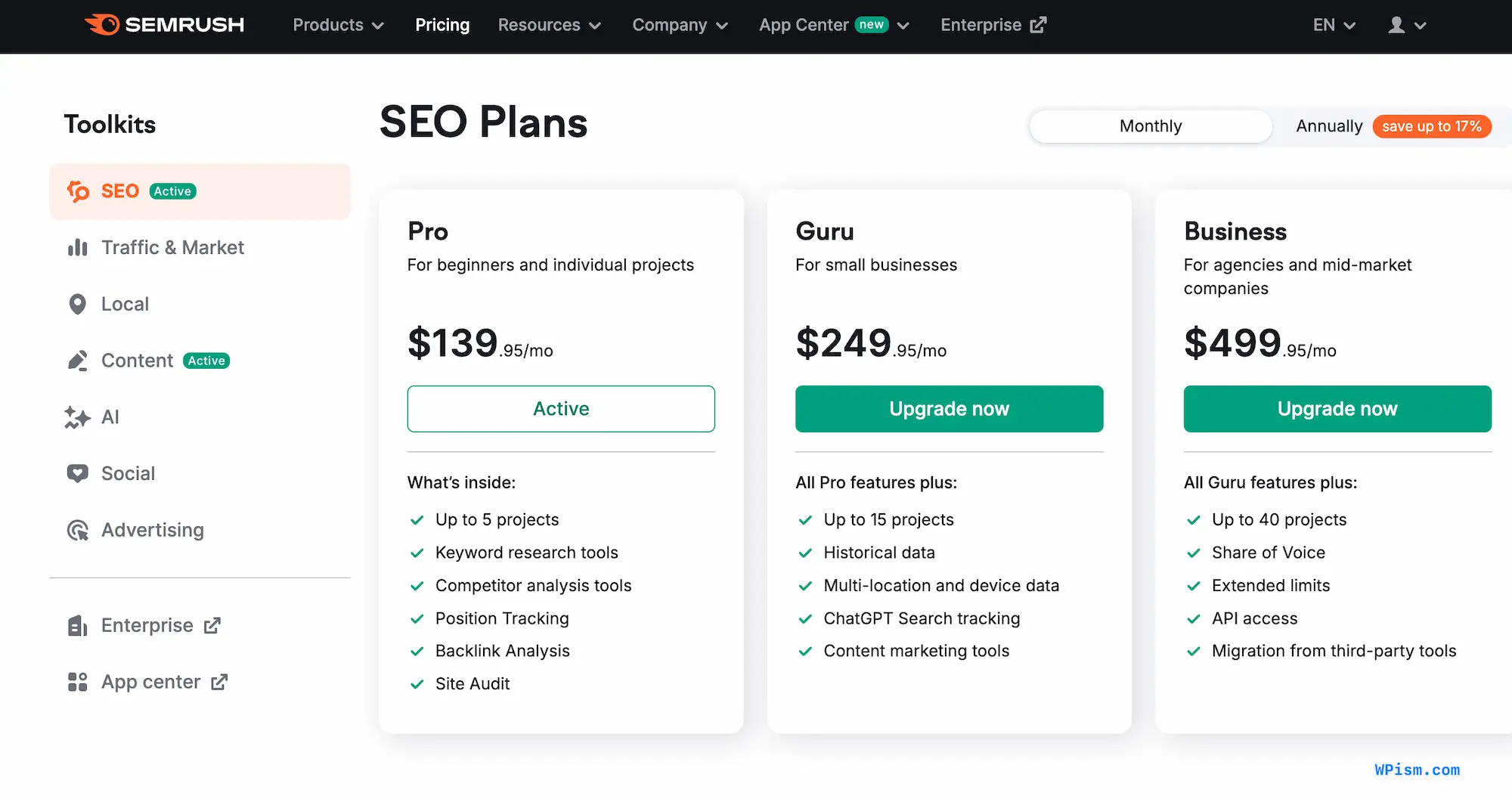 Semrush Pricing discounted coupon offer