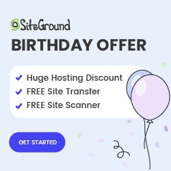 Siteground Deal Birthday Promo