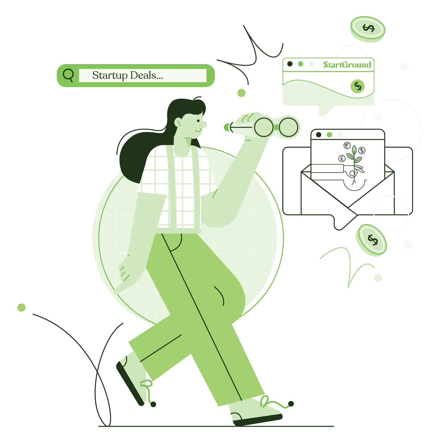 StartGround Deals Search Illustration