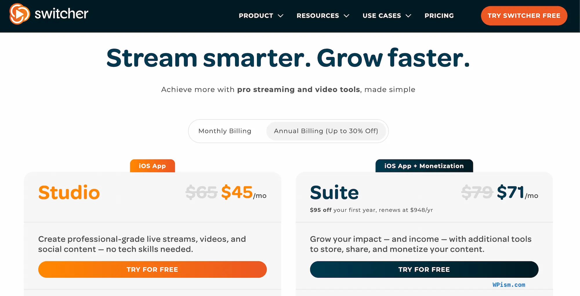 Switcher Studio Deal 2026 – 15% OFF Pro Plans Offer 1 Switcher Studio Promo Code Applied