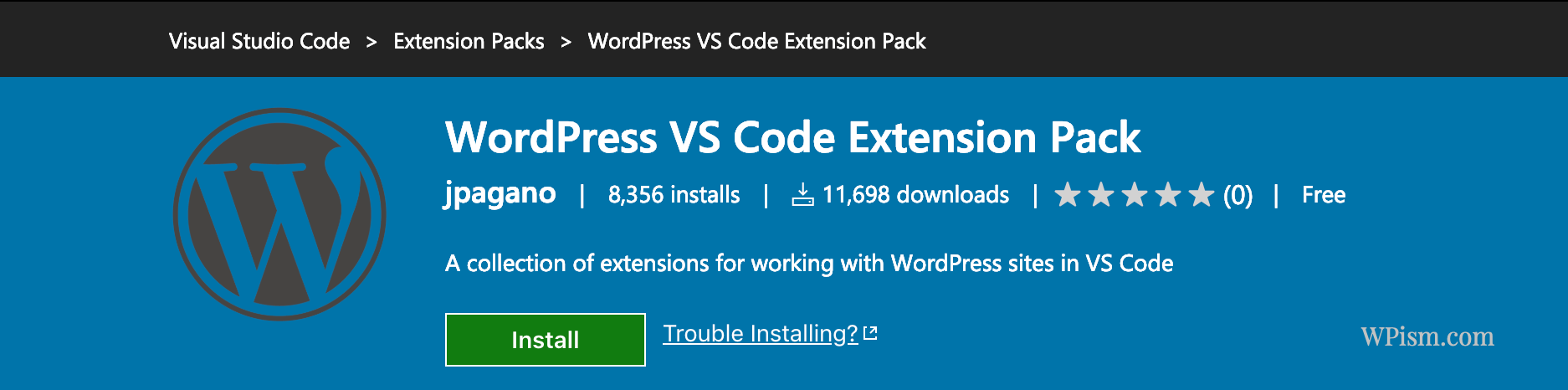 WordPress VS Code Extension Pack